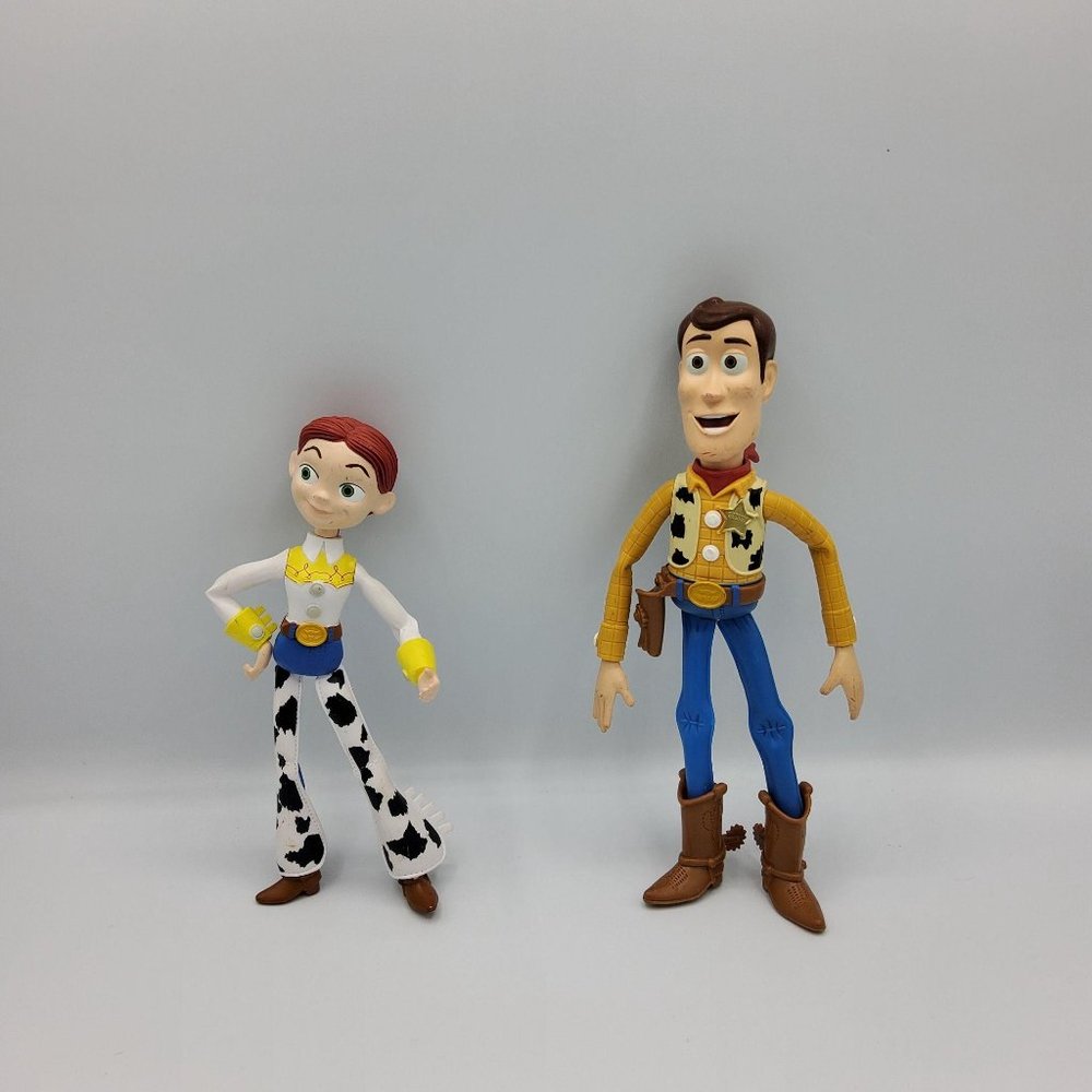 Disneys Jesse and Woody toy figures 6 "